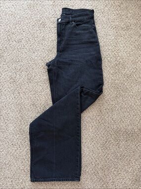 American Eagle Black baggy straight Jeans